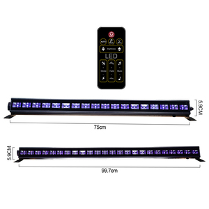 Tube lumineux LED UV 395 nm, projecteurs ultraviolets pour scène de performance, lampes UV avec interrupteur pour danse à <span class=keywords><strong>lumi</strong></span>ère noire - Product Image 1