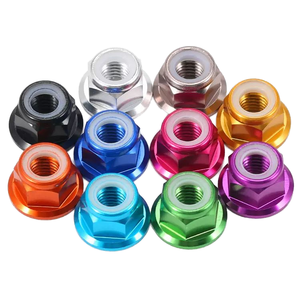 Ss304 Ss316 самоблокирующийся зажим из нержавеющей стали анти-ржавый крепежный металлический шестигранный фланец 1/2 нейлоновая Стопорная гайка - Product Image 1