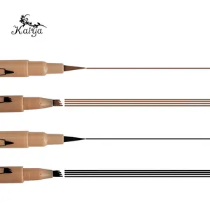 Lulaa — stylo à sourcils 2 en 1 pour les yeux, étiquette privée, tatouage, eye-liner, Micro fourchette, pointe, étanche, Art des cosmétiques, Microblading