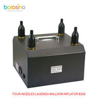 Machine à ballons Borosino, électrique, haute puissance, portable, 110v, gonfleur Lagenda B324, machine à ballons à air portable avec 4 buses
