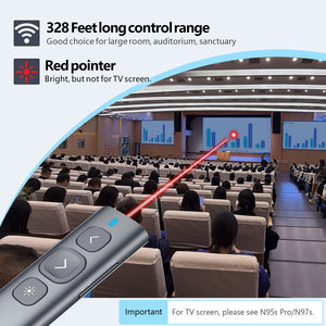 Puntero de Presentación Inalámbrico Recargable 2.4GHz RF N95 Plus/BLE con Receptor USB-A y C, Tendencia 2026 - Product Image 4
