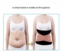 Ceinture de maintien lombaire sportive en coton respirant de haute qualité avec kit d'huile de pierres énergétiques, corset amincissant et gainant pour le ventre