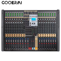 Console de mixage professionnelle TFB-20 à 20 canaux pour l'enregistrement, mixeur audio avec 99 effets DSP, alimentation fantôme 48V, USB/BT