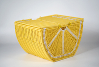 Panier de pique-nique en osier de type nouveau et attrayant en forme de pastèque