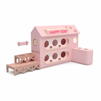 Ensemble de jeu maisonnette pour enfants 3 ans et plus, avec écran tactile, thème 'Poussée des œufs', pour jeu d'imitation urbain et jeu de rôle, aire de jeux intérieure