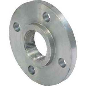 Brida roscada de acero al carbono de 4 \ "para soldadura con 8 agujeros Ø 18 \" DN 100 Herramienta de torneado - Product Image 2