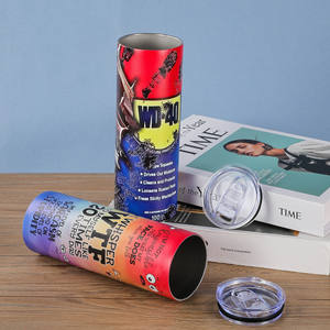 Nouvelle tasse isotherme en acier inoxydable 304 de 20 oz, design droit, grande capacité, pour eau et café, idéale comme cadeau - Product Image 2