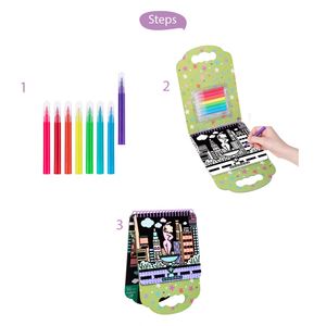 女の子と男の子のためのアート & クラフト子供のための子供のための新しい子供のベルベットの着色キット-建物のゲームのおもちゃ2025 - Product Image 2