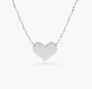 Acero inoxidable relación delicada amor joyería regalo cadena fina amor talismán pequeño oro corazón colgante collar - Product Image 3
