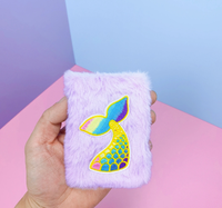 Carnet de notes de haute qualité avec couverture en tissu peluche personnalisée, broderie, planificateur, bloc-notes avec stylo dans un coffret cadeau pour la promotion