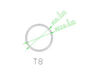 Bming नई आगमन प्लास्टिक एलईडी प्रकाश ट्यूब एक्रिलिक T5/T8 ट्यूब कवर दौर ट्यूब विसारक