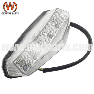 Luz trasera Led para motocicleta compatible con <span class=keywords><strong>DERBI</strong></span> <span class=keywords><strong>Cross</strong></span> <span class=keywords><strong>City</strong></span> 125 2007- Senda 50 1999-2015 Senda R 125 - Product Image 1
