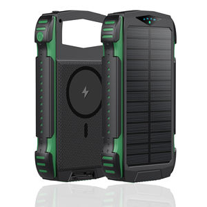 Chargeur solaire portable sans fil à charge rapide de type C, <span class=keywords><strong>batterie</strong></span> <span class=keywords><strong>externe</strong></span>, banque d'alimentation pour les voyages en plein air - Product Image 2