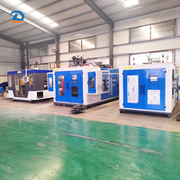 Máquina de Moldeo por Extrusión y Soplado de Plástico Automática de Una/Doble Estación, Marca YI SUNDA, PLC Taiwan Delta, Producción de 500 kg/h, 3 Años de Garantía