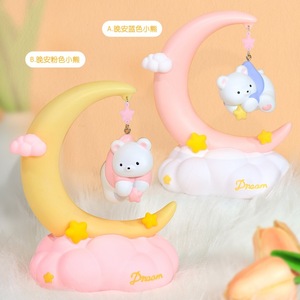 Lámpara Decorativa Nocturna de Cuentos de Hadas Yu Mo Moon, Cerdo Volador y Shiba Inu, para Dormitorio Infantil, Regalo - Product Image 2