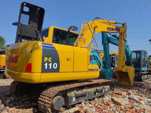 Excavadoras de orugas hidráulicas usadas KOMATSU PC110 de alta calidad, 11 toneladas, 110,-8, excavadoras de cubo de segunda mano - Product Image 2