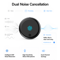 Hbnkh Enregistreur vocal portable professionnel intelligent avec assistant IA, dictaphone à distance, traduction ChatGPT pour réunions
