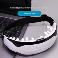 Masseur oculaire NINGDECRIUS à compresse chaude et vibration, alimentation secteur, en silicone – Multifonctionnel, utilisation simple, soulagement de la fièvre