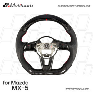 Volant sport personnalisé en fibre de carbone LED pour Mazda MX-5 Miata Club ND Miata RF 4ème génération 2016-2026 - Product Image 2