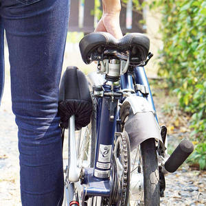 Housse de coussin pour pédale de vélo en tissu néoprène durable noir facile à installer pour vélos de route et de montagne rénovation/mise à niveau - Product Image 3