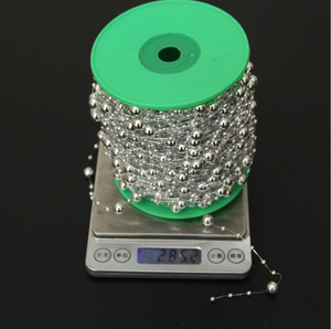 Jc Bán Buôn 8 + 3 Gypsophila ABS Ngọc Trai Giáng Sinh Trang Trí Góc Hạt Kết Nối Hạt Chuỗi 60M Mỗi Cuộn Nhựa Hạt Chuỗi - Product Image 2