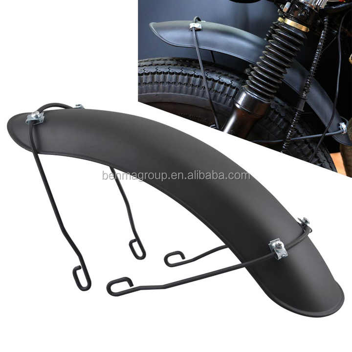 Motorrad Kotflgel Vorne Fr GN125  Schutzblech Mudguard Schwarz Aluminium  Kunststoff