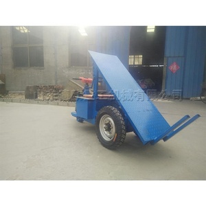 Small Flat Brick Three Wheeled Truck Construction Transport Climbing Ability Flatbed Type Brick <b>Puller</b> Hand Operated Du - Product Image 4