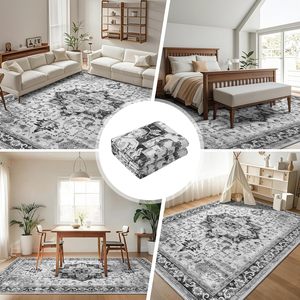 Custom Polyester Digital Print Oriental Persian Machine <b>Washable</b> Area Rug Carpets <b>for</b> Living Room Hallway <b>Runner</b> Entryway Rug - Product Image 2