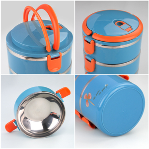 Fiambreras redondas de acero inoxidable Tiffin Bento para niños apilables Hongyuan - Product Image 6