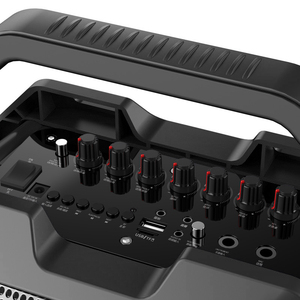 Loa Karaoke SHIDU 80W Di Động, Loa Treble 8 Inch Có Âm Thanh Vang Vọng FM Radio Tiệc Ngoài Trời Có Thể Sạc Lại - Product Image 5