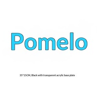 Lettres en acrylique LED lumineuses néon, enseignes publicitaires personnalisées portables – Logo imprimable pour remise de diplôme, anniversaire, bar, Diwali, Ramadan