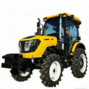 Maquinaria Agrícola, Tractor Amarillo de 4 Ruedas Motrices, Equipo Agrícola de Alta Seguridad - Product Image 5