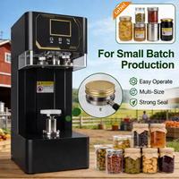 Machine de scellage par induction électrique semi-automatique à grande vitesse pour bouteilles et canettes en plastique de boissons, format compact, vente chaude usine