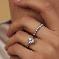Vente en gros d'anneaux en argent 925 pour femmes, taille 5 6 7, anneaux en argent 925 pour femmes