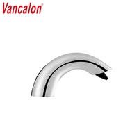 Distributeur de savon double sans contact automatique en chrome pour savon liquide moussant pour toilettes publiques