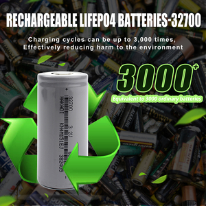 Batteries cylindriques rechargeables LiFePO4 haute capacité 3,2 V 32700 6000 mAh 3,7 V pour pack de batteries DIY 2026 - Product Image 2