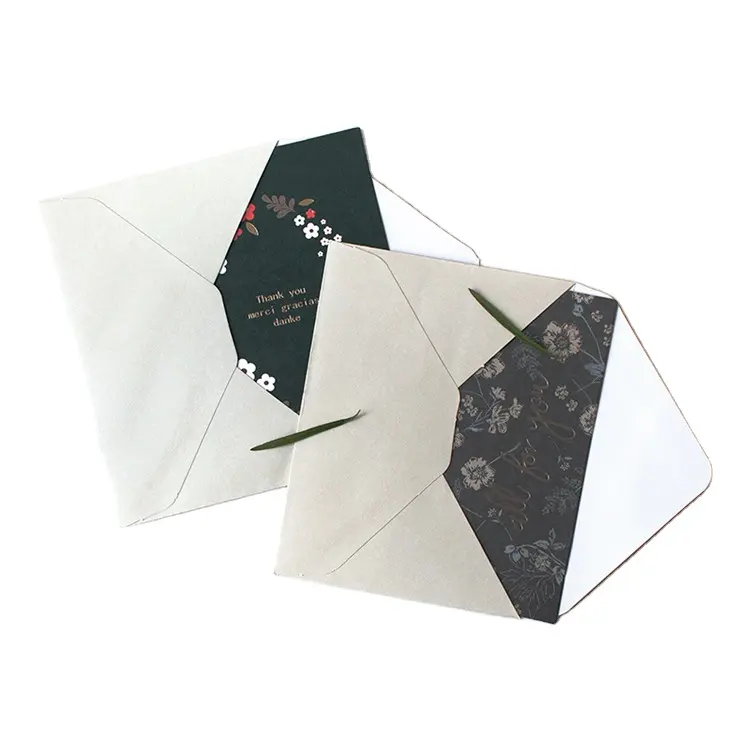 Benutzer definiertes Drucken von Spezial papier Dankes karten mit Umschlag
