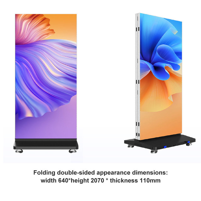 Foldable LED Screen Indoor P2.5 Flexible LED Panel Curved Display IP55 Waterproof 8K Resolution HDR10+ 5-Year Warranty