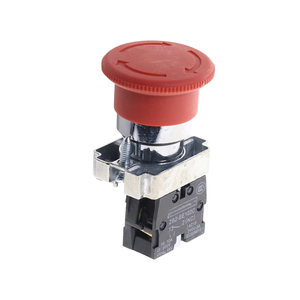 Botón de Parada de Emergencia Tipo Hongo Rojo NC de 22 mm XB2-BS542 10A con Protección IP67 para Uso Industrial - Product Image 2
