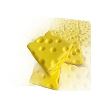 Jouet sensoriel anti-stress en forme de beurre, super doux et adorable, à thème fromager, en PU à rebond lent – Bestseller viral
