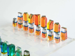 Bán Buôn Nhà Máy Acrylic Trò Chơi Cờ Vua Châu Âu Sang Trọng Giáo Dục Đồ Chơi Cờ Vua Bộ Hội Đồng Quản Trị Trò Chơi - Product Image 3