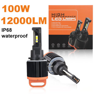 Phares de voiture LED GT7 H15 avec décodage intégré, faisceau haut et bas, 12V, IP67, ajustement universel - Product Image 4