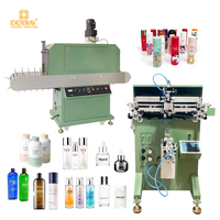 Machine d'impression sérigraphique semi-automatique haute vitesse pour gobelets en plastique, verre et papier, imprimante de logos pour objets cylindriques