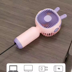 Nuevo Diseño, Lindo Ventilador de Mano Recargable por USB, de Tres Velocidades, con Batería, Mini Ventilador Portátil para Uso en Exteriores y en el Hogar - Product Image 3
