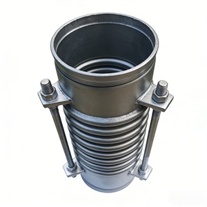 Compensateur métallique ondulé de type manchon, type à serrage en acier inoxydable, adapté aux systèmes anti-incendie - Product Image 5