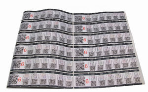 Maßgefertigte Rubbelaufkleber mit fortlaufender Nummerierung, Plastik-Sicherheits-QR-<span class=keywords><strong>Code</strong></span>, VOID-Klebeetiketten für Mobiltelefon- und Kopfhörer-Seriennummern - Product Image 5