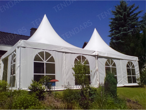Tente <span class=keywords><strong>Pagode</strong></span> en Aluminium à Prix Abordable, Tente d'Exposition Blanche à Dôme avec Fenêtres Arquées, Idéale pour Salons Commerciaux et Événements - Product Image 6