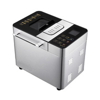 Machine à Pain Électrique Domestique en Acier Inoxydable avec Distributeur Automatique de Fruits et Noix Capacité Max 2 LB