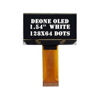 Gráficos Dots Matrix 12864 Color blanco OLED 24pin SPI IIC controlador de interfaz IC CH1116 Pantalla de módulo de pantalla OLED de 1,54 pulgadas
