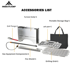 <span class=keywords><strong>Barbecue</strong></span> INBESTCAMP, <span class=keywords><strong>barbecue</strong></span> à <span class=keywords><strong>gaz</strong></span>, cuisson au <span class=keywords><strong>barbecue</strong></span>, construction intégrée en acier rapide, <span class=keywords><strong>camping</strong></span>, 2 personnes, cour - Product Image 2